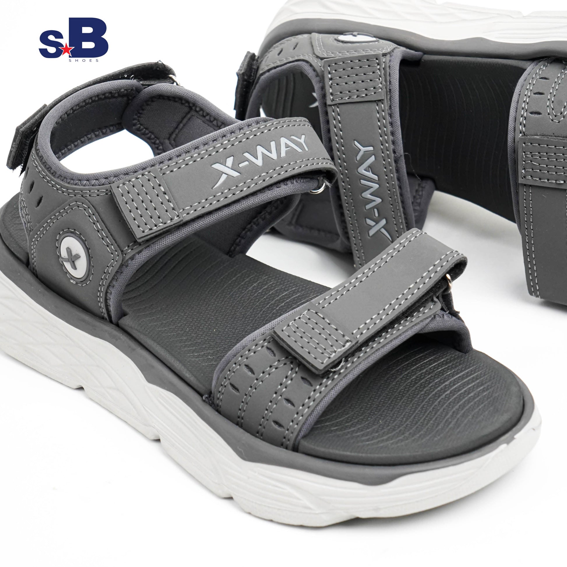 Outdoor Comfort Sandal – Gray