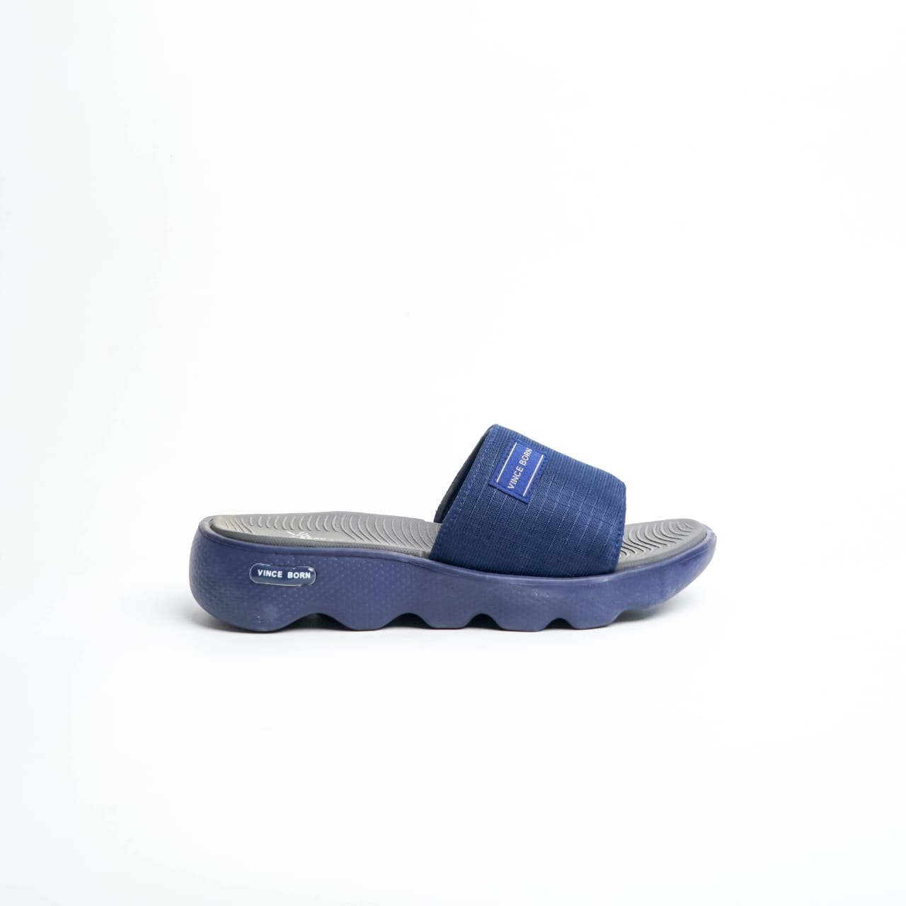 Grid Texture Navy