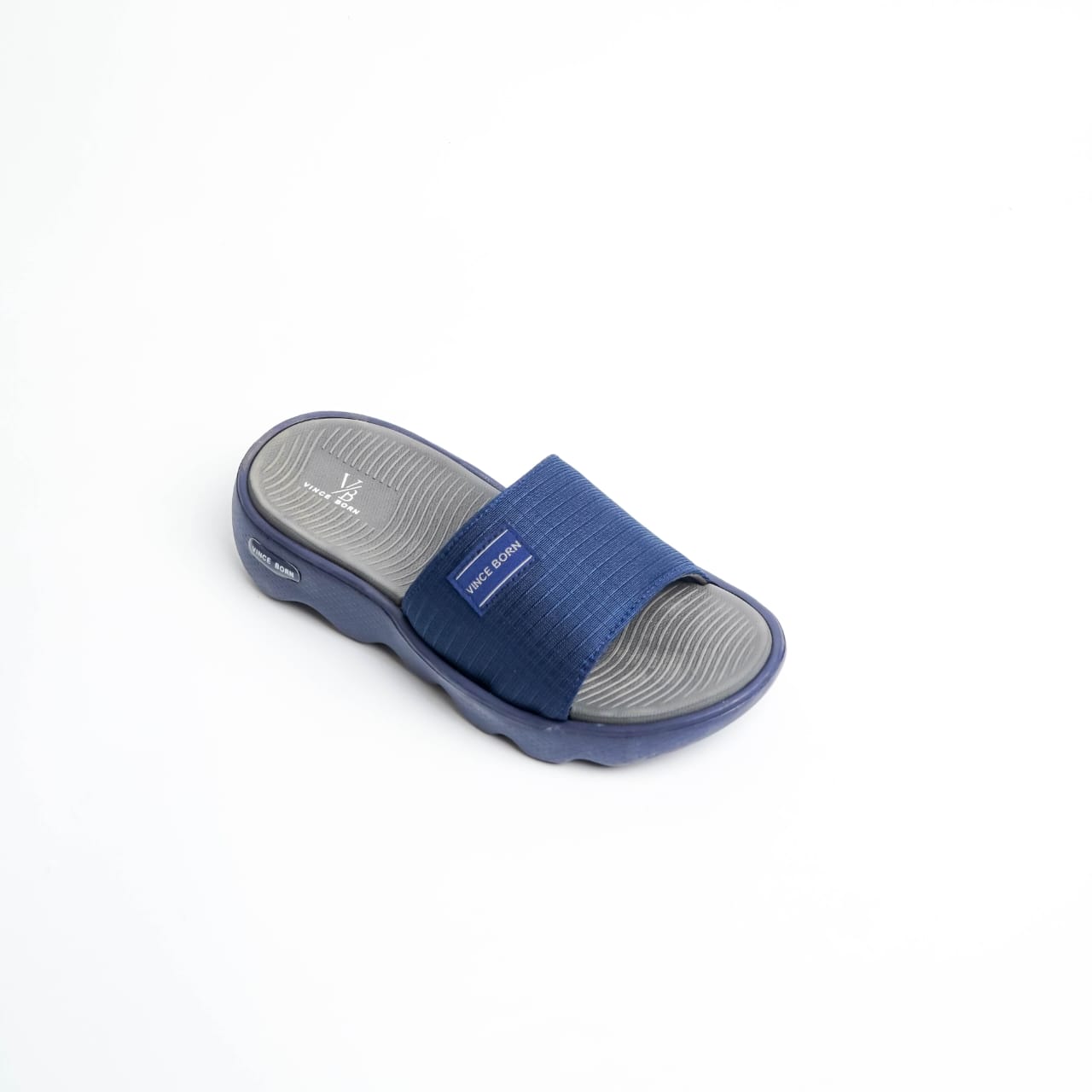 Grid Texture Navy