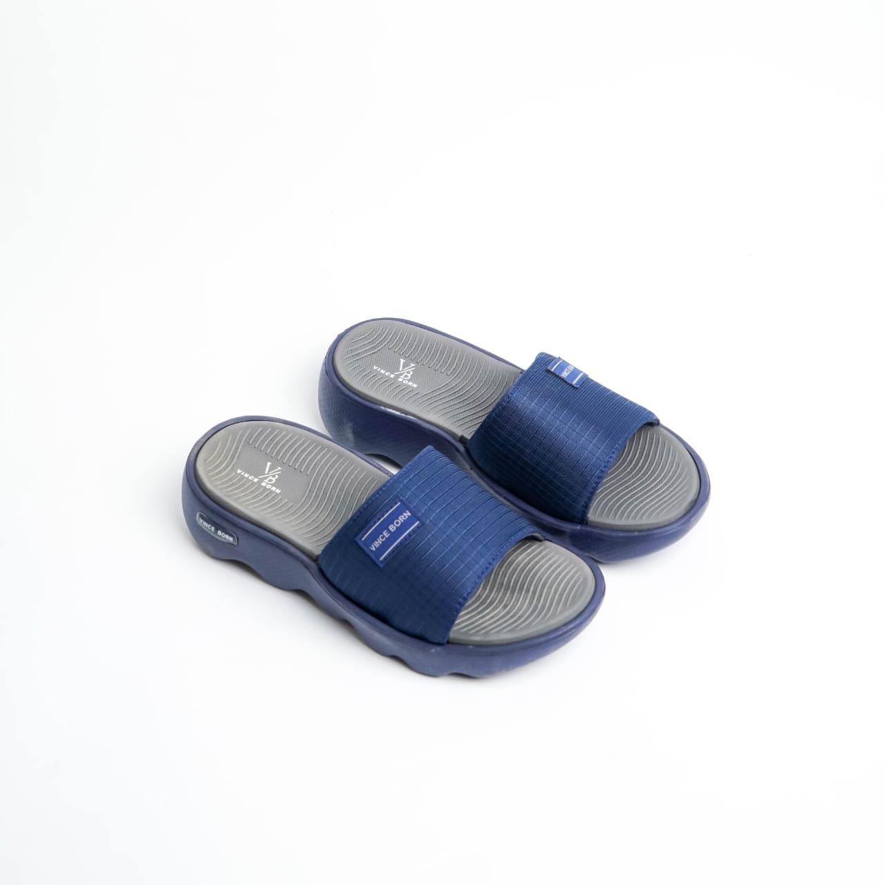 Grid Texture Navy