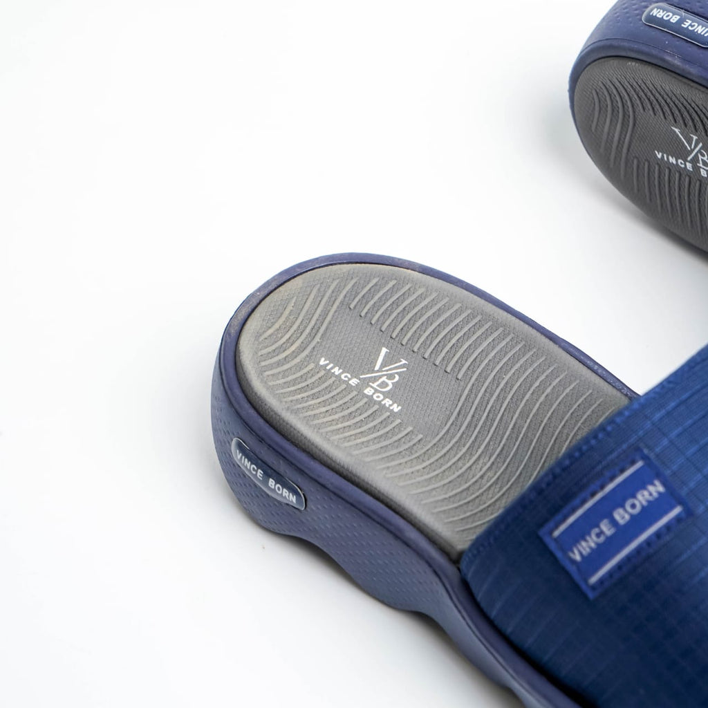 Grid Texture Navy