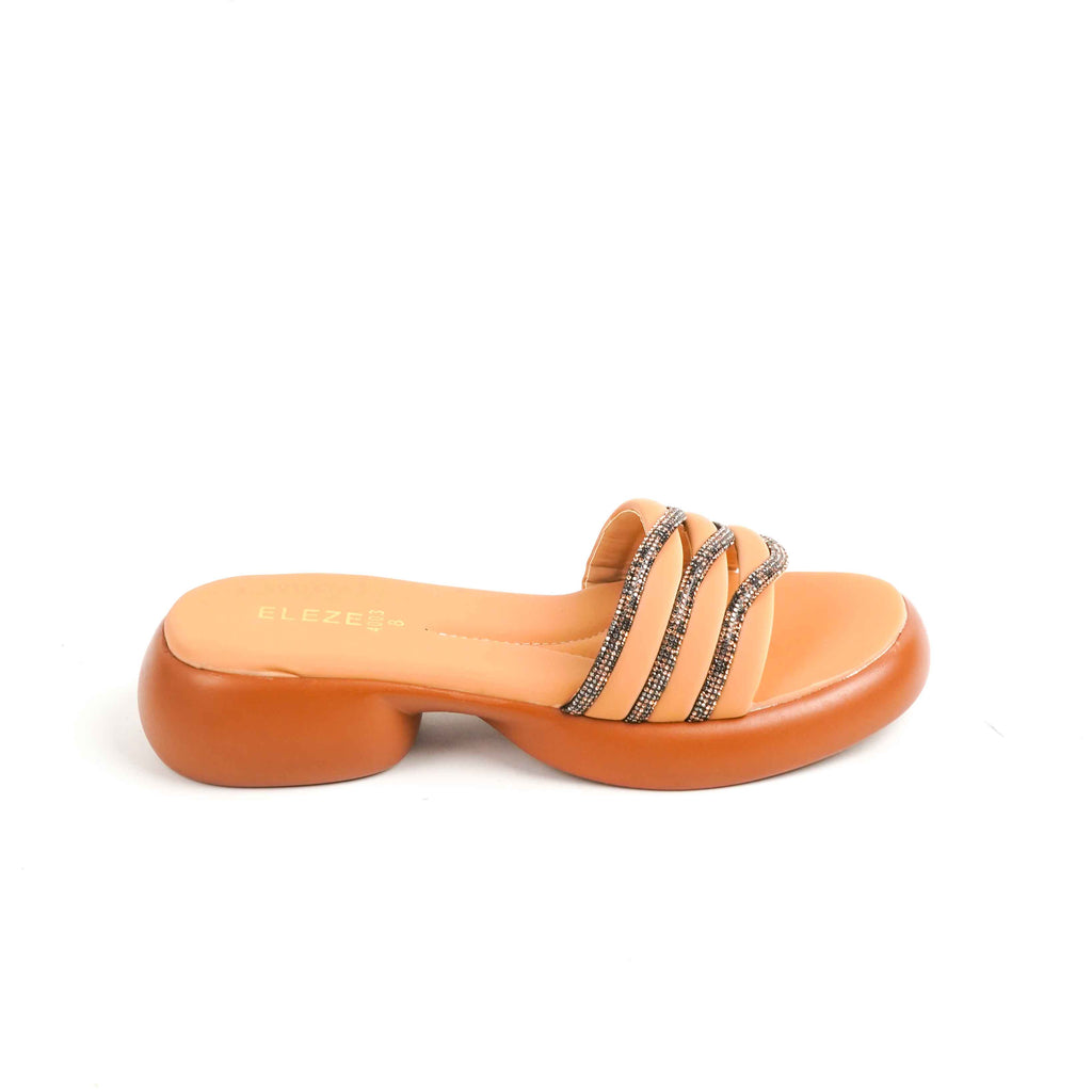 Glitter Strap Peach