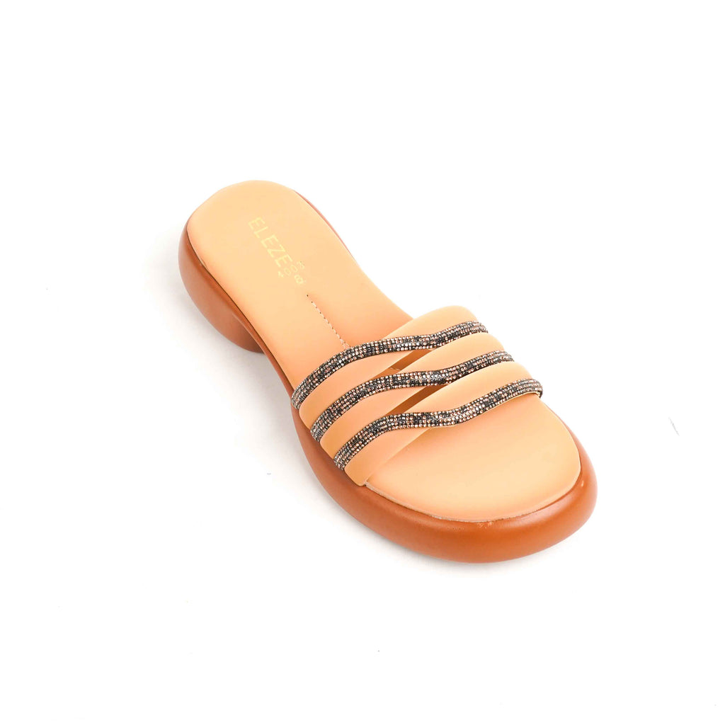 Glitter Strap Peach