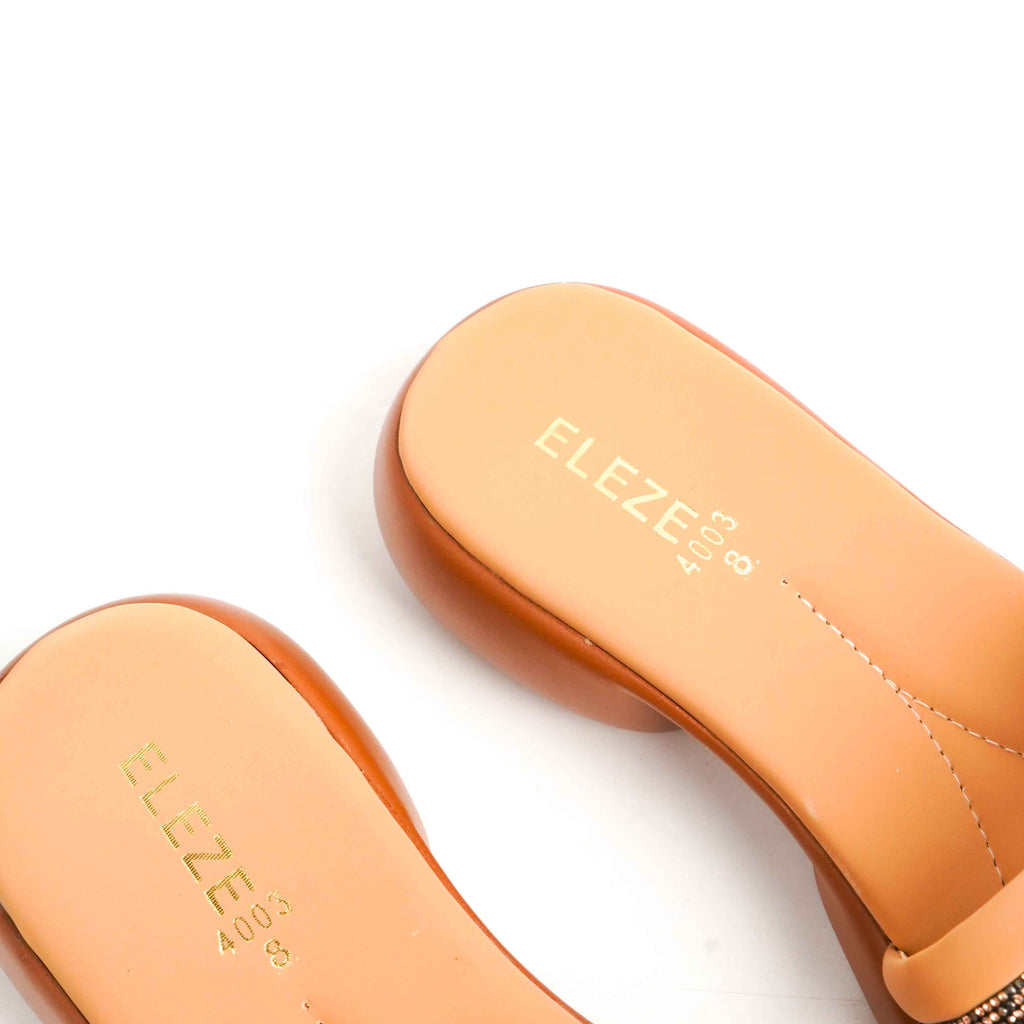 Glitter Strap Peach
